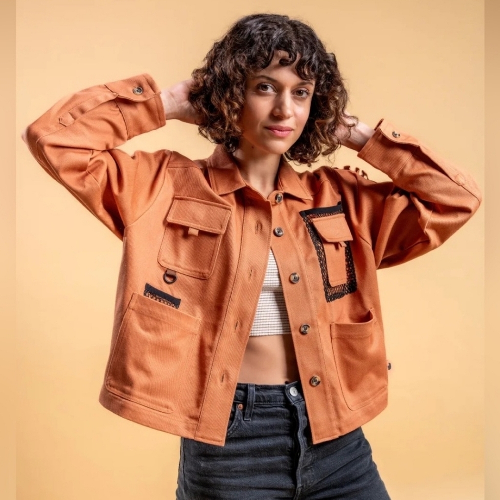 Wondery Ryan Cargo Utility Jacket Size L